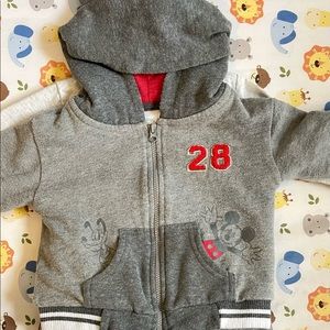 Disney Mickey Mouse 4 piece set. Size 12 months